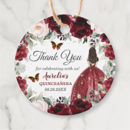 Etiquetas Para Lembrancinhas Borboletas Florais Blush Crown Princesa