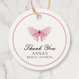 Etiquetas Para Lembrancinhas Borboletas Flores Chá de panela Obrigado