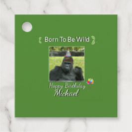 Etiquetas Para Lembrancinhas Born to be Wild Green Design 