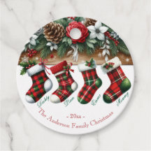 Botânica de Aquarela de Natal Elegante