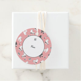 Etiquetas Para Lembrancinhas Botas de cowboy e Flores