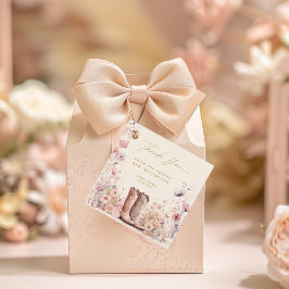 Etiquetas Para Lembrancinhas Botas e Bolhas: Chás de Noiva Floral Country