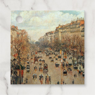 Etiquetas Para Lembrancinhas Boulevard Montmartre-Eremitage Camille Pissarro