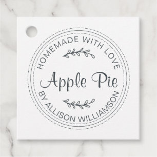 Etiquetas Para Lembrancinhas Branca de Maçã Preta de Maçã Branca de Cascas