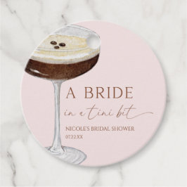 Etiquetas Para Lembrancinhas Bride In A Tini Bit Expresso Martini Bridal Shower