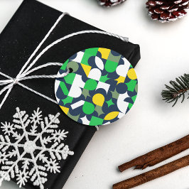 Etiquetas Para Lembrancinhas Bright Geo