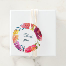 Etiquetas Para Lembrancinhas Bright Summer Colorido Turquois.