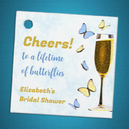 Etiquetas Para Lembrancinhas Brinde a Uma Vida de Borboletas Chá de Noiva