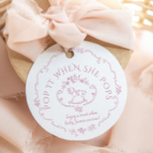 Brinquedo Vintage Toile de jouy Pop quando ela pop