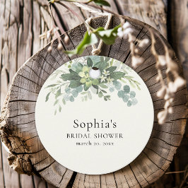 Etiquetas Para Lembrancinhas Brunch y Bubbly Glass of Champange Bridal Shower