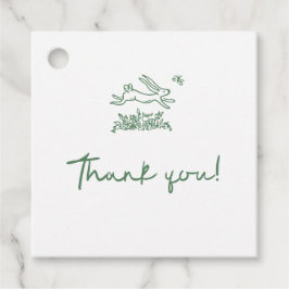 Etiquetas Para Lembrancinhas Bunny Rabbit Baby Shower Favor Tags