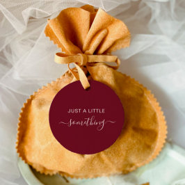 Etiquetas Para Lembrancinhas Burgundy, só uma coisinha, sempre