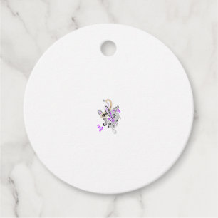 Etiquetas Para Lembrancinhas Butterfly Fairy Tattoo Vetor - Vintage Floral Art