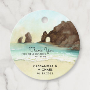 Etiquetas Para Lembrancinhas Cabo San Lucas México Aquarela