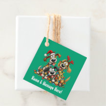 🐕 Cães de Natal Engraçados Luzes de Natal