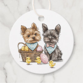 Etiquetas Para Lembrancinhas Cães Easter Yorkshire Terrier