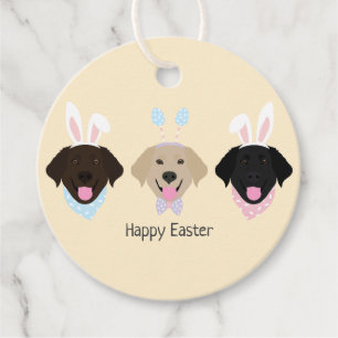 Etiquetas Para Lembrancinhas Cães felzs pascoa Labrador Retriever