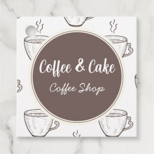 Etiquetas Para Lembrancinhas Café e Bolo Coffee Shop