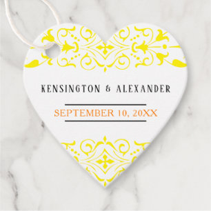 Etiquetas Para Lembrancinhas Cair da cor da mudança do convidado do casamento