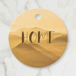 Etiquetas Para Lembrancinhas Camadas de ouro do nevoeiro da manhã asas do sol a