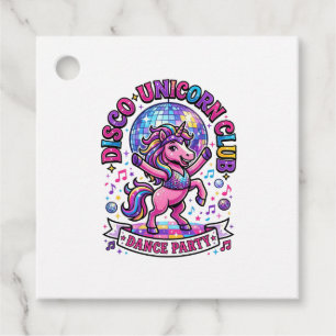 Etiquetas Para Lembrancinhas Camiseta Comercial do Unicorn Disco Unicorn Club G