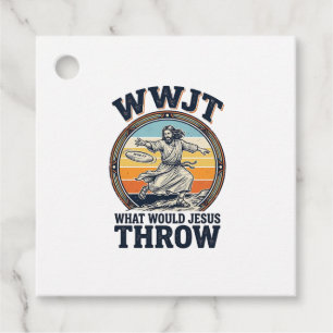 Etiquetas Para Lembrancinhas Camiseta de Disco Vintage WWJT O Que Jesus Lançari