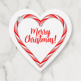 Etiquetas Para Lembrancinhas Candy Cane Heart