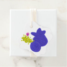 Etiquetas Para Lembrancinhas Cão bonito com sonho e Chanucá gelado