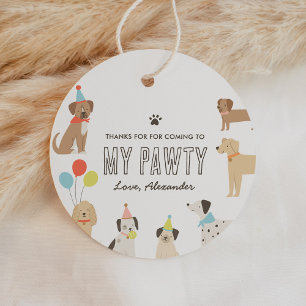 Etiquetas Para Lembrancinhas Cão Festa de aniversário