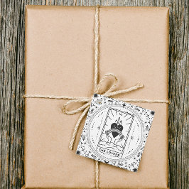 Etiquetas Para Lembrancinhas Cartas de Tarot | Chá de Noiva | Casamento | Moder