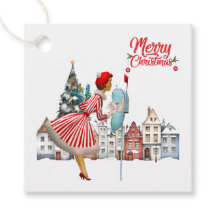 cartões de natal de Postada de Lady 1950