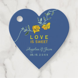 Etiquetas Para Lembrancinhas Casamento Amarelo E Azul