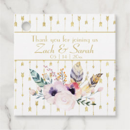 Etiquetas Para Lembrancinhas Casamento bonito do Buquê Boho