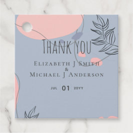 Etiquetas Para Lembrancinhas Casamento com Abstrato moderno japonês escandinavo