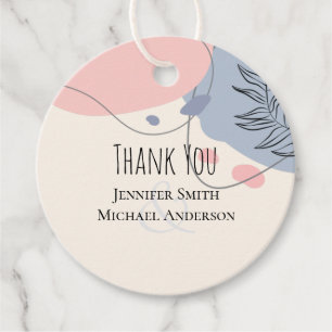 Etiquetas Para Lembrancinhas Casamento com Abstrato moderno japonês escandinavo