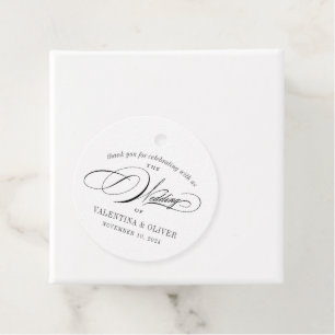 Etiquetas Para Lembrancinhas Casamento com Caligrafia Elegante