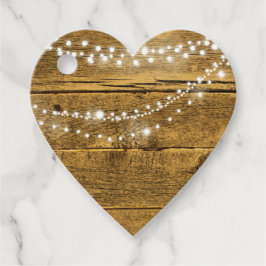 Etiquetas Para Lembrancinhas Casamento Country Luzes de Fadas e Textura de Made