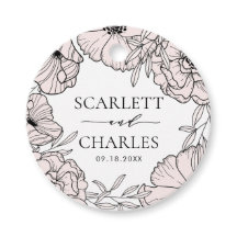 Casamento das Flores Rosa Espelhadas Modernas