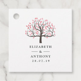 Etiquetas Para Lembrancinhas Casamento de árvore em aquarela