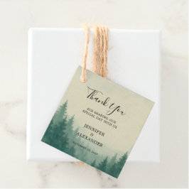 Etiquetas Para Lembrancinhas Casamento de árvores de aquarela russa