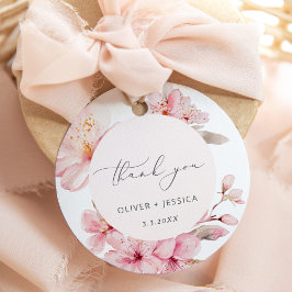 Etiquetas Para Lembrancinhas Casamento de cereja Sakura floresce