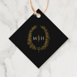 Etiquetas Para Lembrancinhas Casamento de coroa azul-branca-negra