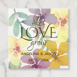Etiquetas Para Lembrancinhas Casamento de floral aquarela