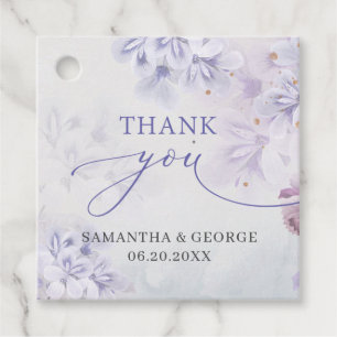 Etiquetas Para Lembrancinhas Casamento de flores roxas de primavera, pastel mac