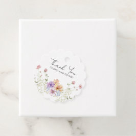 Etiquetas Para Lembrancinhas Casamento de flores selvagens Elegant Summer Meado