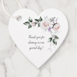 Etiquetas Para Lembrancinhas Casamento de Flores Selvagens Púrpuras Roxas |