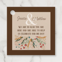 Etiquetas Para Lembrancinhas Casamento de Flores Silvestres Floral Elegante Div