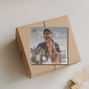 Etiquetas Para Lembrancinhas Casamento De Fotos Brancas E Negras Modernas Elega