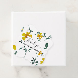Etiquetas Para Lembrancinhas Casamento De Jardim Floral De Watercolor Summer Ob