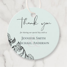 Etiquetas Para Lembrancinhas Casamento de Orçamento de Folha de Jardim Botânico